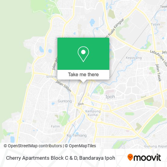 Cherry Apartments Block C & D map