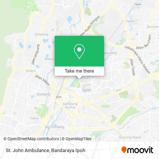St. John Ambulance map