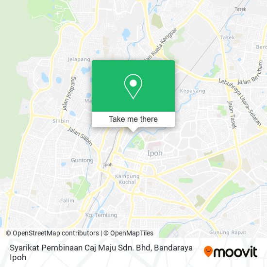 Syarikat Pembinaan Caj Maju Sdn. Bhd map