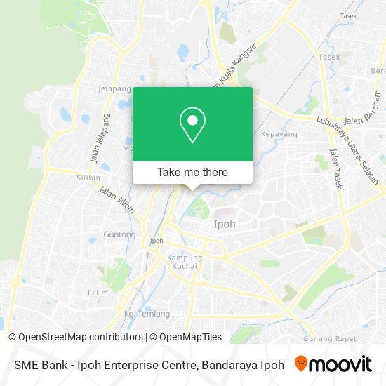 SME Bank - Ipoh Enterprise Centre map