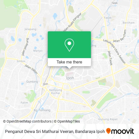 Penganut Dewa Sri Mathurai Veeran map