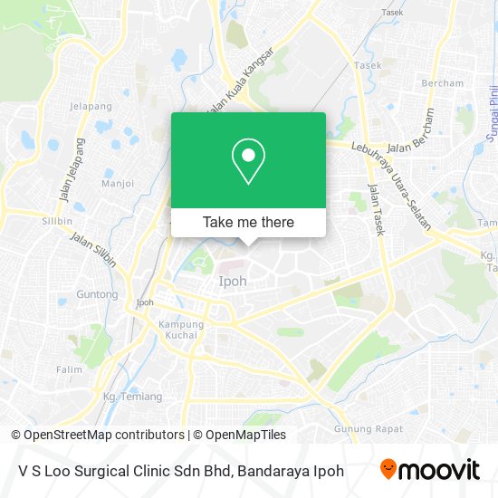 V S Loo Surgical Clinic Sdn Bhd map