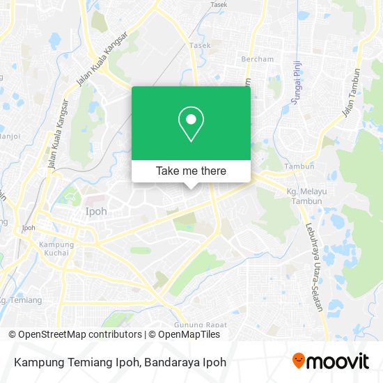 Peta Kampung Temiang Ipoh