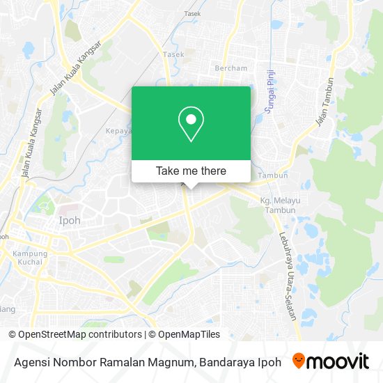 Agensi Nombor Ramalan Magnum map
