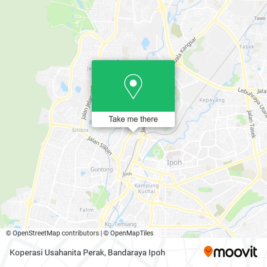 Koperasi Usahanita Perak map