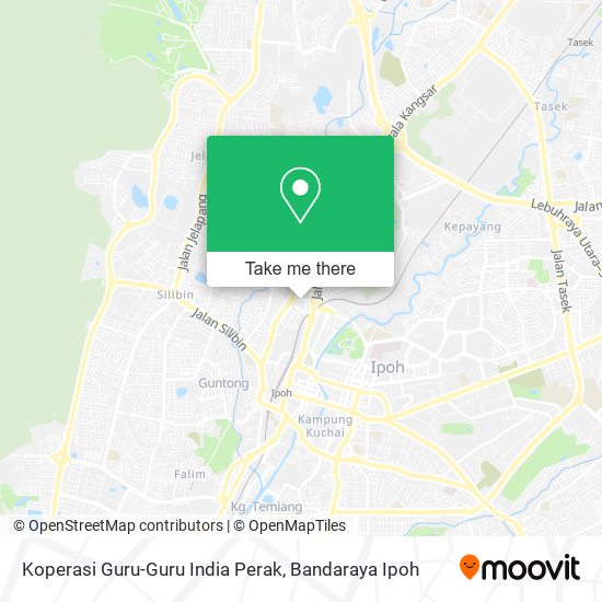 Peta Koperasi Guru-Guru India Perak