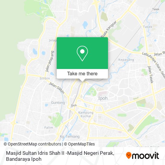 Masjid Sultan Idris Shah II -Masjid Negeri Perak map