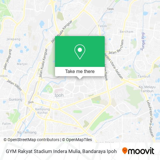 Peta GYM Rakyat Stadium Indera Mulia