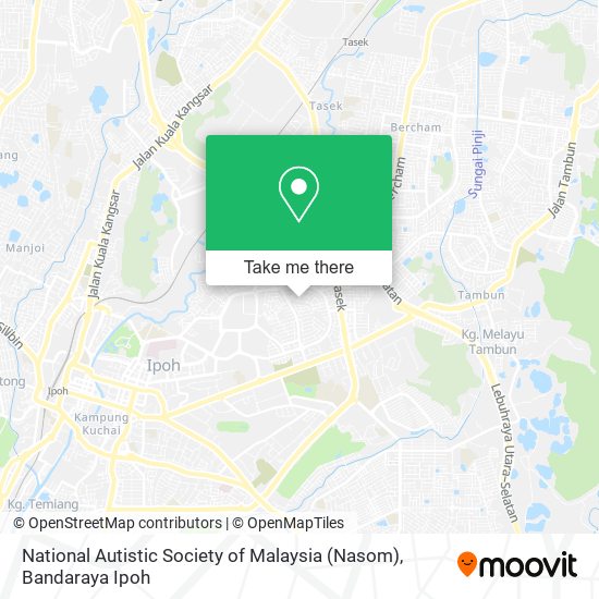 Peta National Autistic Society of Malaysia (Nasom)