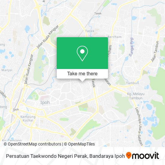 Persatuan Taekwondo Negeri Perak map