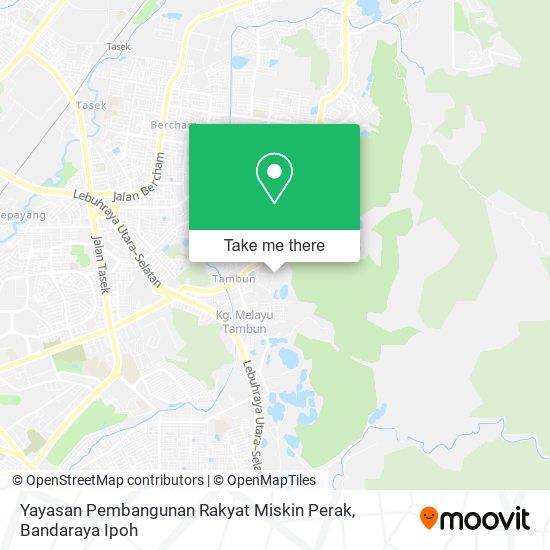 Yayasan Pembangunan Rakyat Miskin Perak map