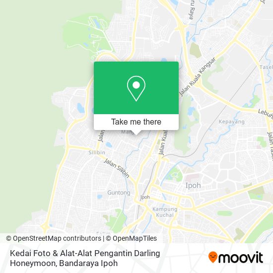 Peta Kedai Foto & Alat-Alat Pengantin Darling Honeymoon