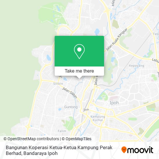 Peta Bangunan Koperasi Ketua-Ketua Kampung Perak Berhad