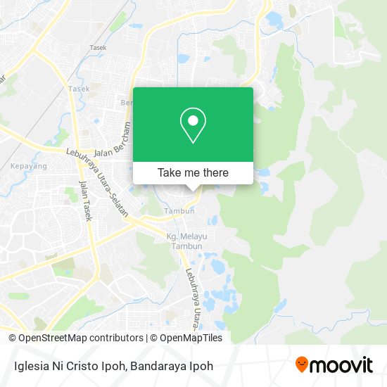 Iglesia Ni Cristo Ipoh map