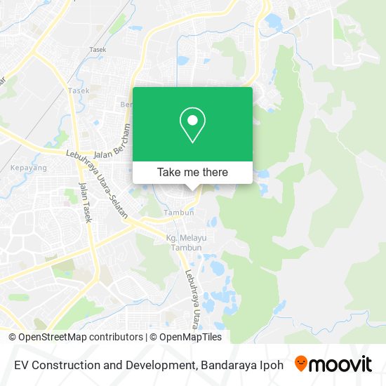 EV Construction and Development map