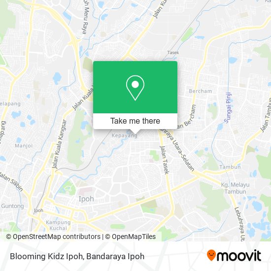 Peta Blooming Kidz Ipoh