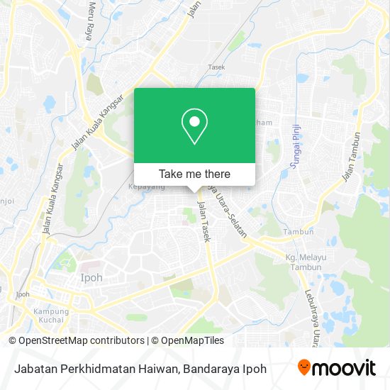 Peta Jabatan Perkhidmatan Haiwan