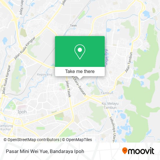 Peta Pasar Mini Wei Yue