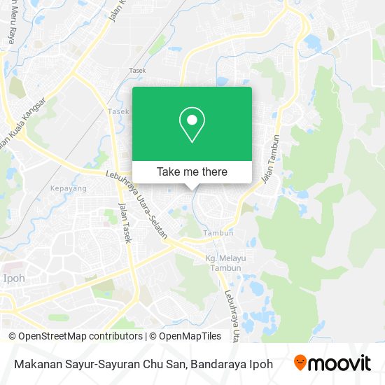 Makanan Sayur-Sayuran Chu San map