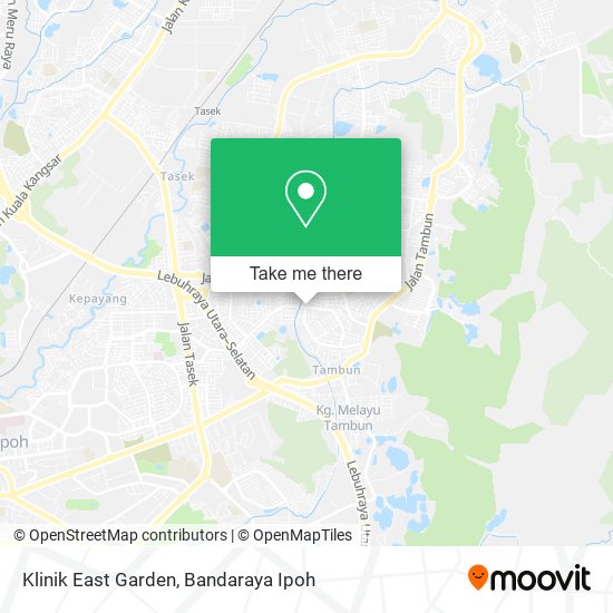 Klinik East Garden map