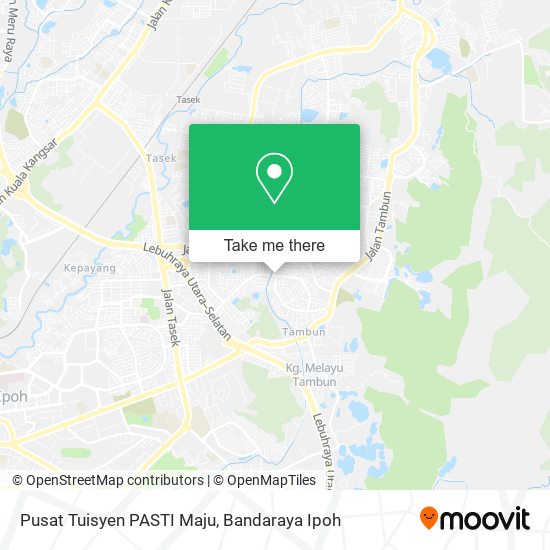 Peta Pusat Tuisyen PASTI Maju