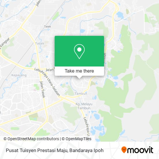 Peta Pusat Tuisyen Prestasi Maju