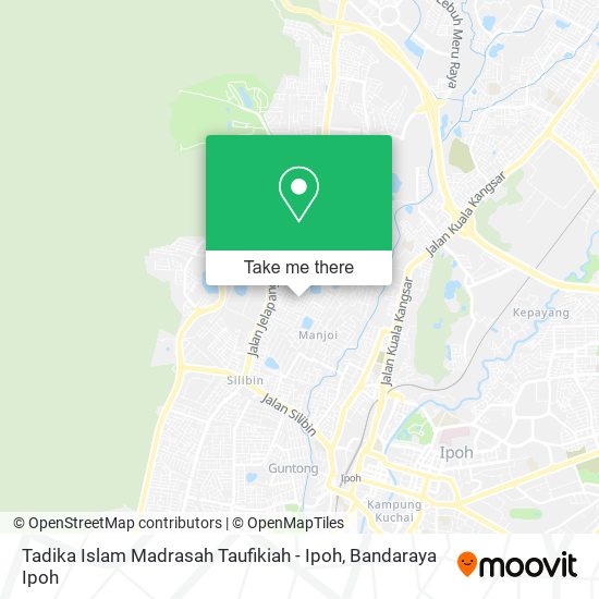 Tadika Islam Madrasah Taufikiah - Ipoh map