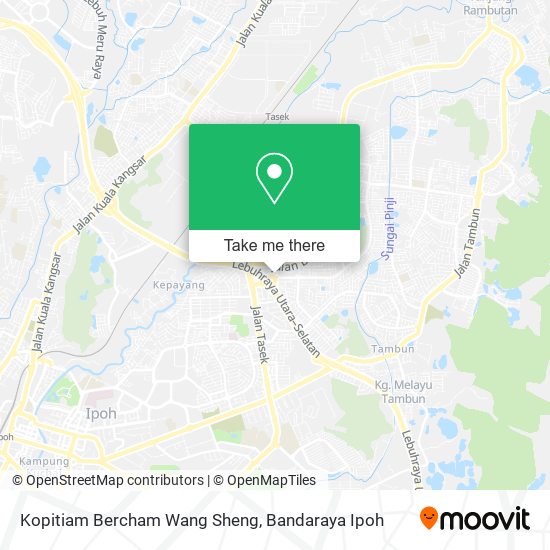 Peta Kopitiam Bercham Wang Sheng