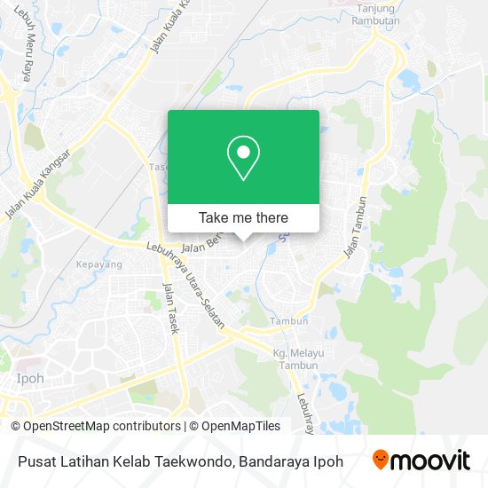 Pusat Latihan Kelab Taekwondo map