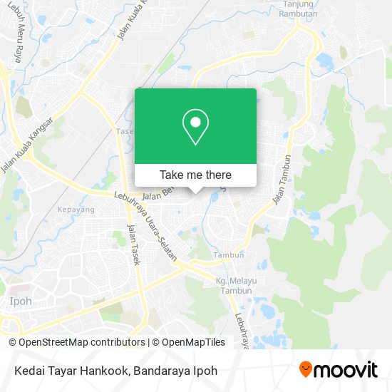 Kedai Tayar Hankook map