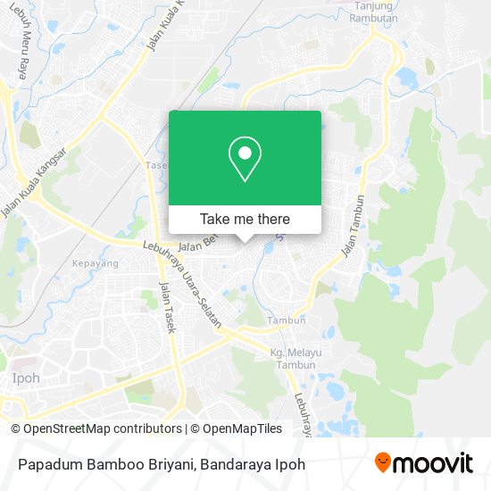 Papadum Bamboo Briyani map