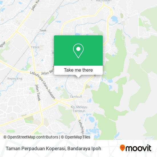 Peta Taman Perpaduan Koperasi