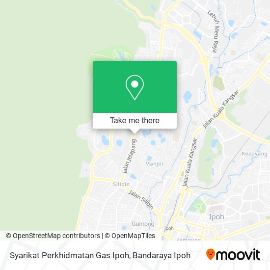 Syarikat Perkhidmatan Gas Ipoh map