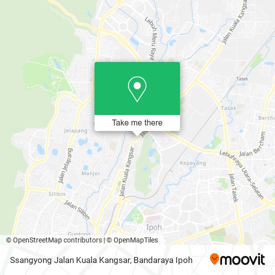 Ssangyong Jalan Kuala Kangsar map