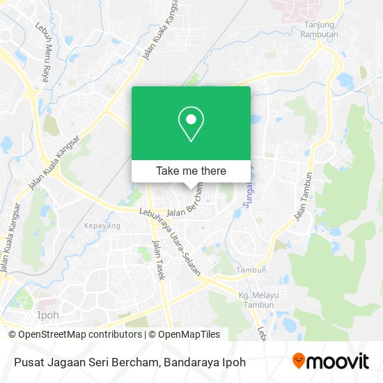 Pusat Jagaan Seri Bercham map