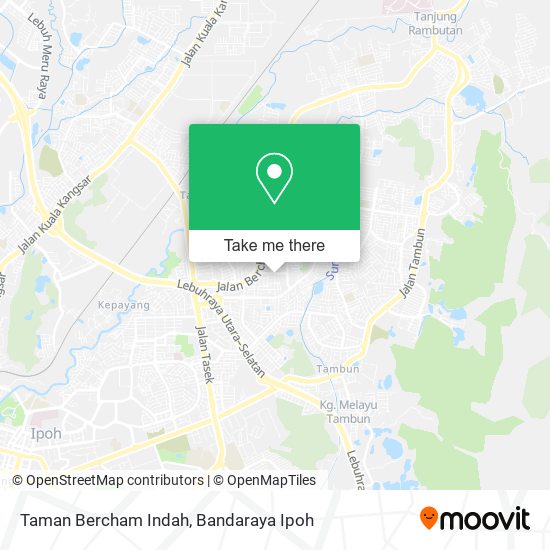 Peta Taman Bercham Indah