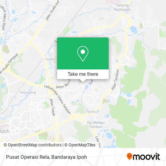 Peta Pusat Operasi Rela