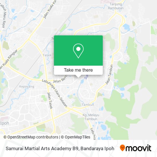 Samurai Martial Arts Academy B9 map
