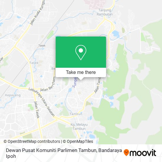 Dewan Pusat Komuniti Parlimen Tambun map
