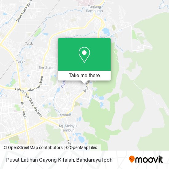 Peta Pusat Latihan Gayong Kifalah