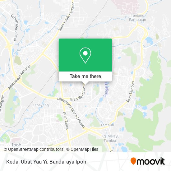 Peta Kedai Ubat Yau Yi