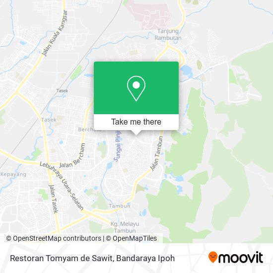 Peta Restoran Tomyam de Sawit