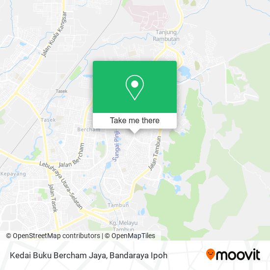 Kedai Buku Bercham Jaya map