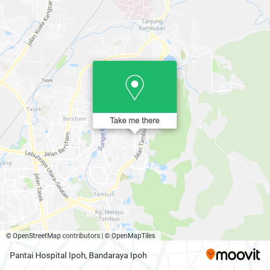 Pantai Hospital Ipoh map
