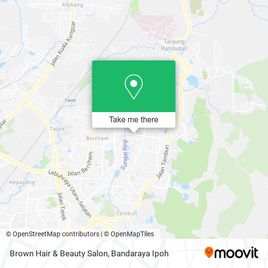 Brown Hair & Beauty Salon map