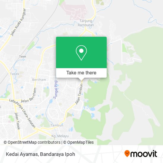 Kedai Ayamas map