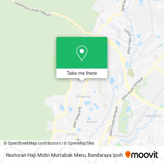 Peta Restoran Haji Midin Murtabak Meru
