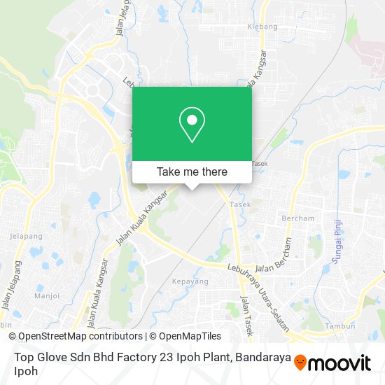 Top Glove Sdn Bhd Factory 23 Ipoh Plant map