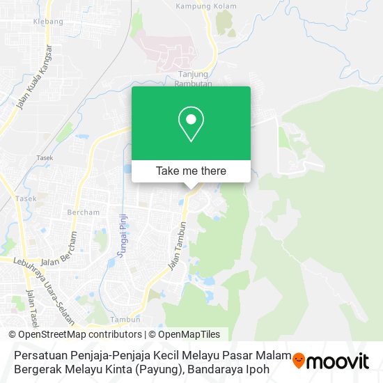 Persatuan Penjaja-Penjaja Kecil Melayu Pasar Malam Bergerak Melayu Kinta (Payung) map