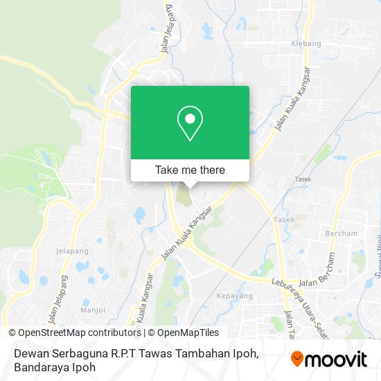 Dewan Serbaguna R.P.T Tawas Tambahan Ipoh map